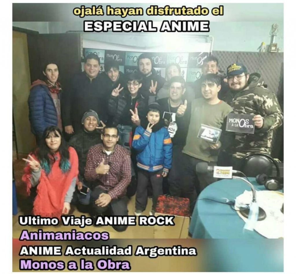 Junto a Animaniacos y Ultimo Viaje ANIME ROCK.