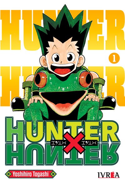 Portada del volumen 1 de Hunter x Hunter.