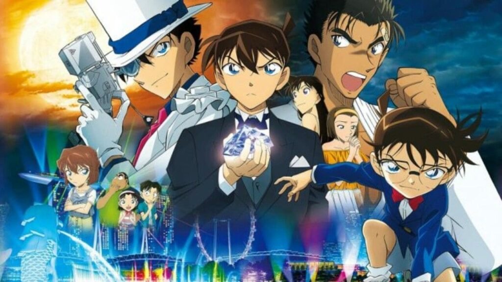 imagen promocional de Detective Conan puño del zafiro azul