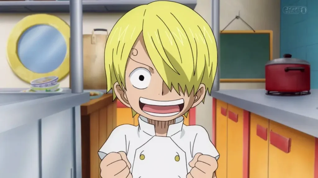 Sanji niño cocinero one piece