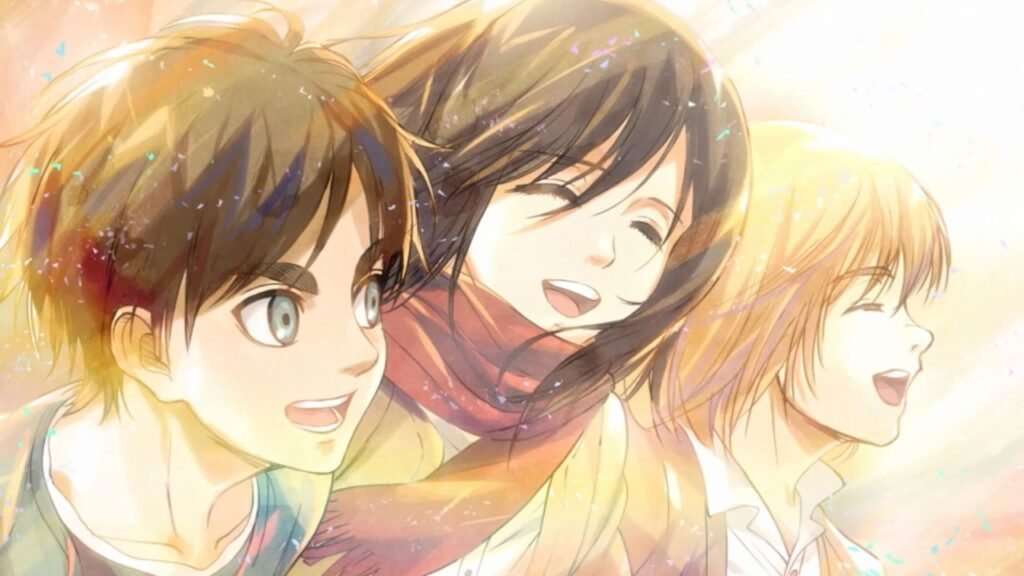 Eren, Mikasa y Armin - Attack on Titan