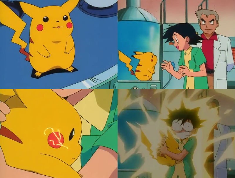 Ash conoce a Pikachu