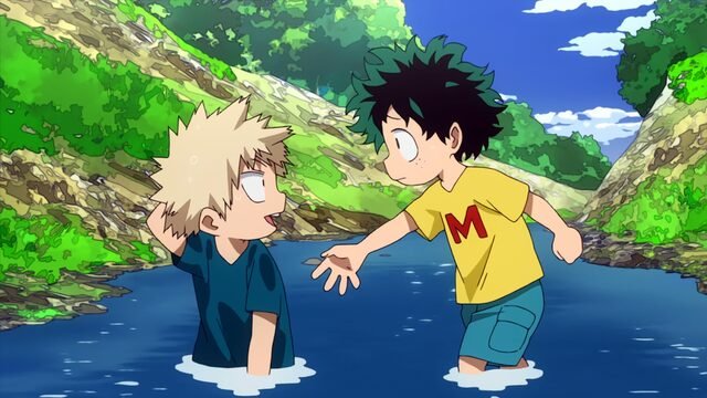 Izuku y Bakugo de niño My Hero Academia Sinopsis