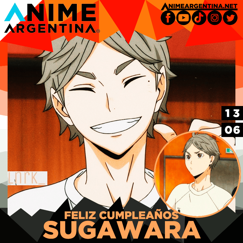 haikyu sugawara cumpleaños 13 de junio