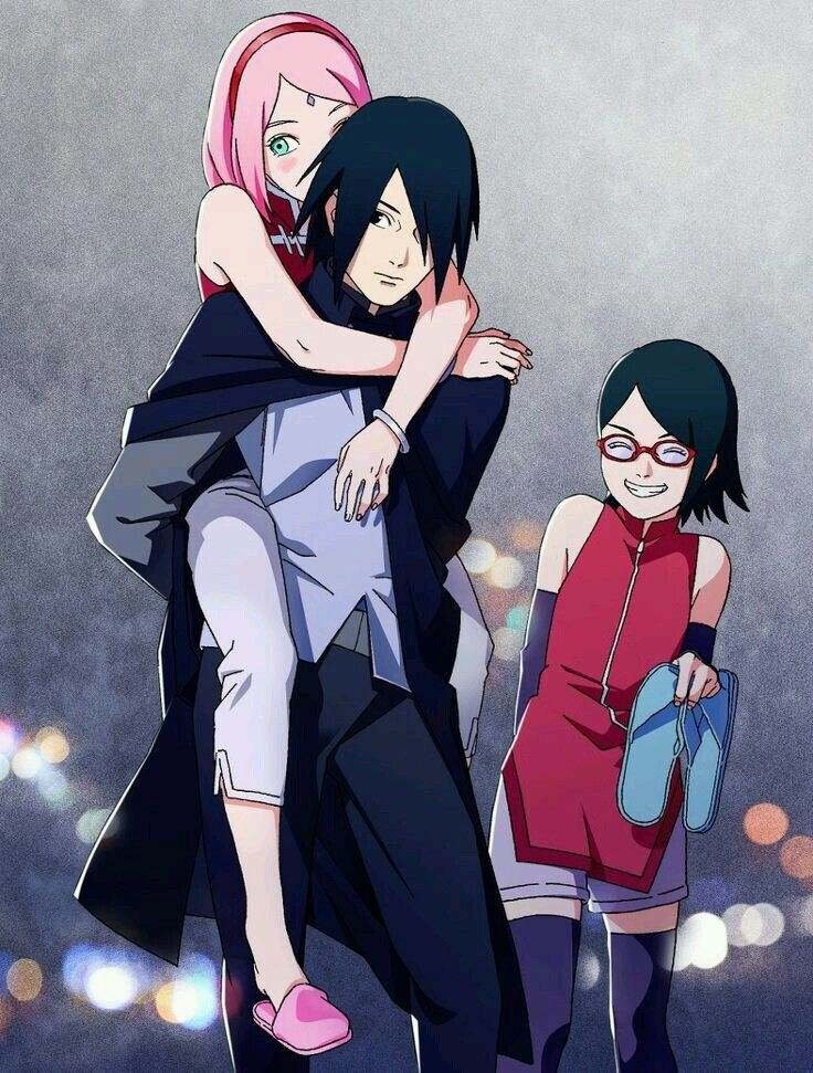 Familia Sasuke, Sakura y Sarada