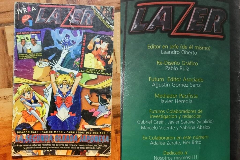 1997 - Primer publicación de la revista "LAZER" en Argentina por editorial Ivrea #01