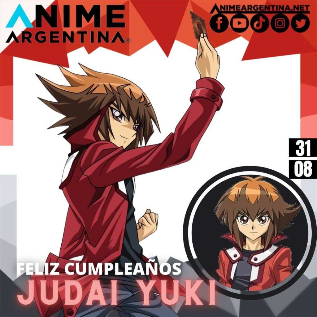 Yuki Judai Jaden Yu-Gi-Oh! GX cumpleaños birthday