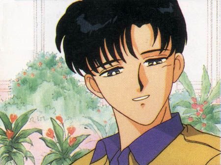 Darien Chiba sonriendo-Sailor Moon