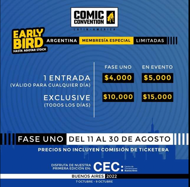 Comic Convention Latin America en Argentina