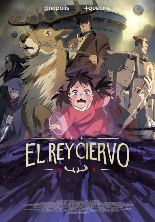 La película anime "El Rey Ciervo" llegará a Argentina