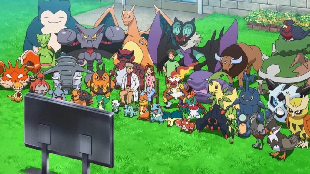 Los antiguos Pokémon de Ash juntos