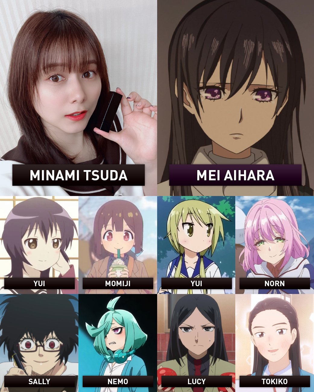 minami tsuda voces