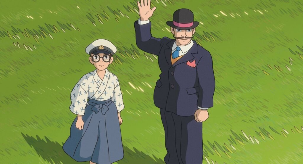 Jiro y Caproni, personajes de Se Levanta el Viento, de Hayao Miyazaki