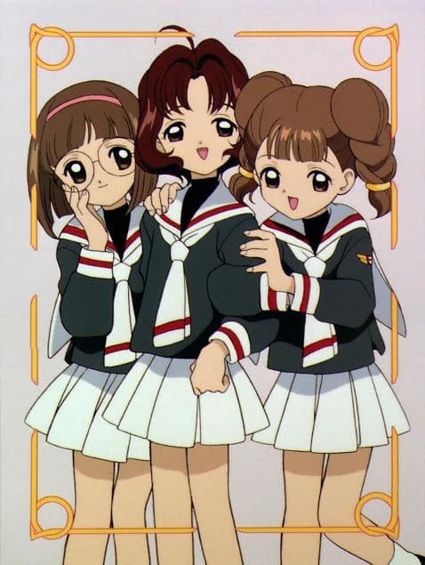 Naoko junto con sus compañeras