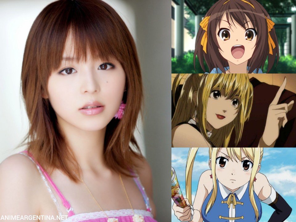 Aya Hirano Misa Amane Haruhi Suzumiya Lucy Heartfilia