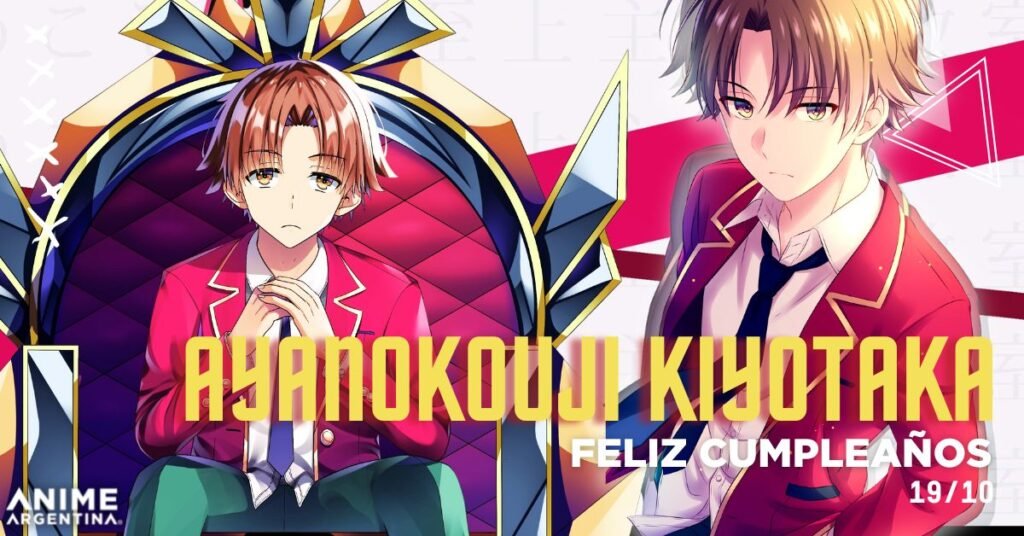 Ayanokouji Kiyotaka por Anime Argentina, cumpleaños