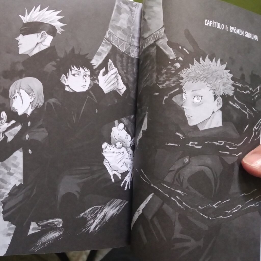 Jujutsu kaisen interior panini manga argentina