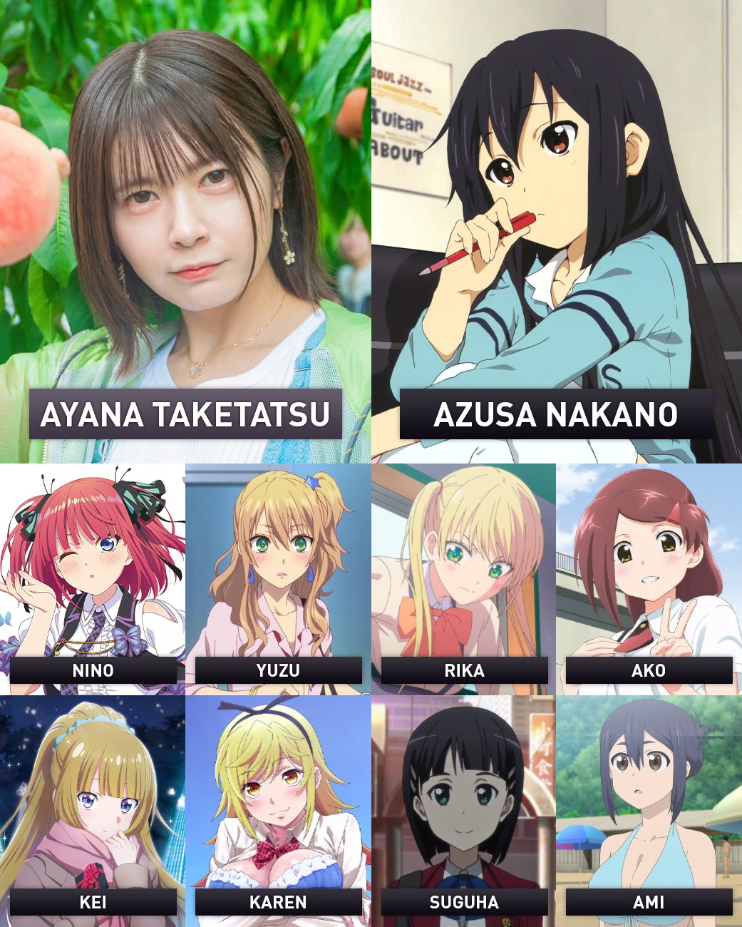 ayana taketatsu voces