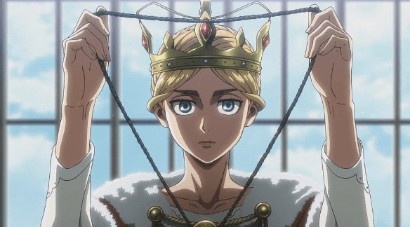 Historia gravida shingeki E) Bem no fim do último capítulo, os fãs ficaram  surpresos ao ver que Krista Lenz (ou Historia Reiss) está esperando uma  criança. Sim, ela está grávida. Com ela