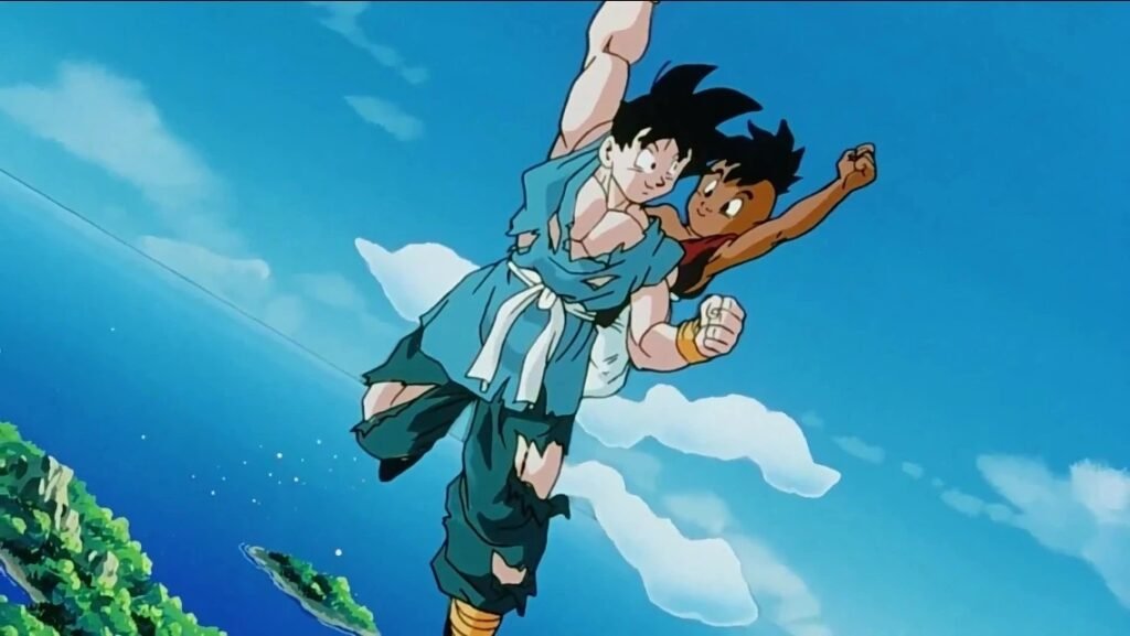 Goku y Oob se van para entrenar juntos último episodio de Dragon Ball Z