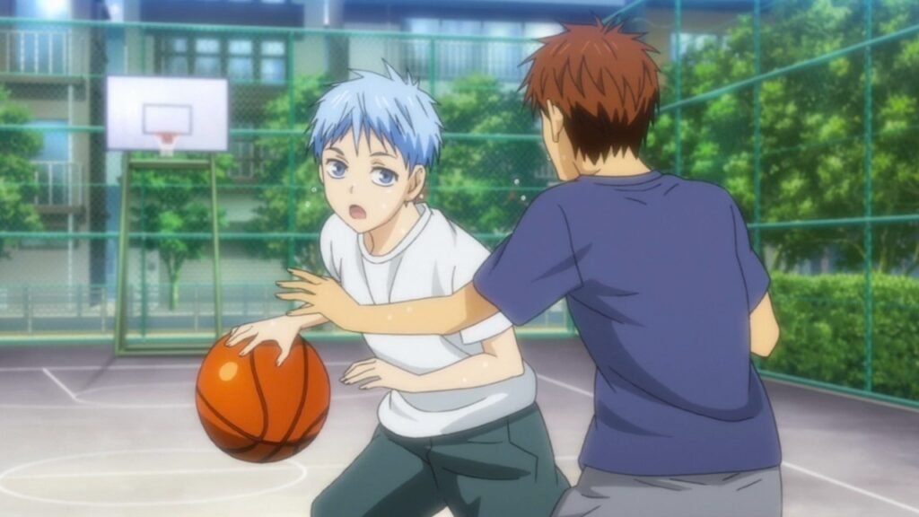 kuroko jugando de niño - kuroko no basquet