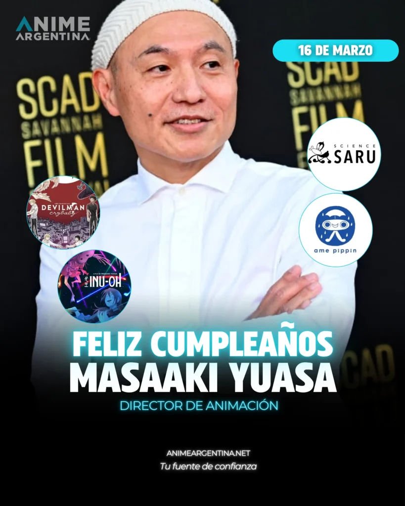 Massaki Yuasa biografía cumpleaños Massaki Yuasa biografía cumpleaños