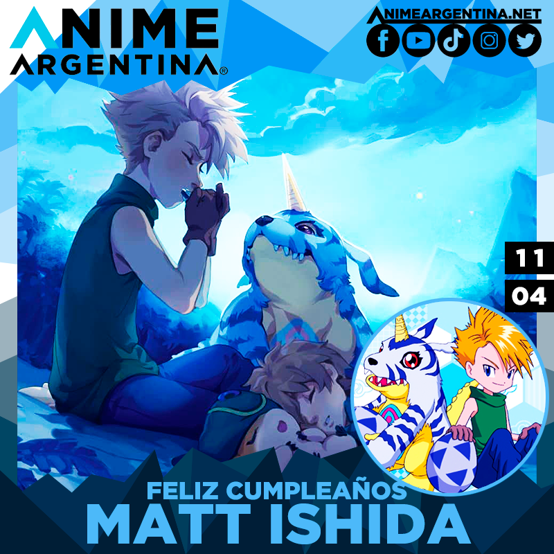 11 de Abril - Matt ishida - cumpleaños - Digimon