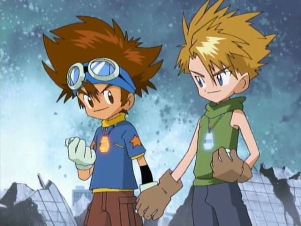 Tai y Matt de Digimon Adventure