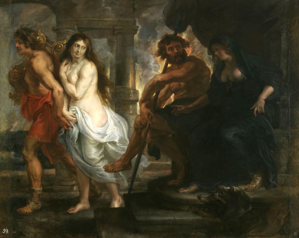 Orfeo y Eurídice, obra de Peter Paul Rubens