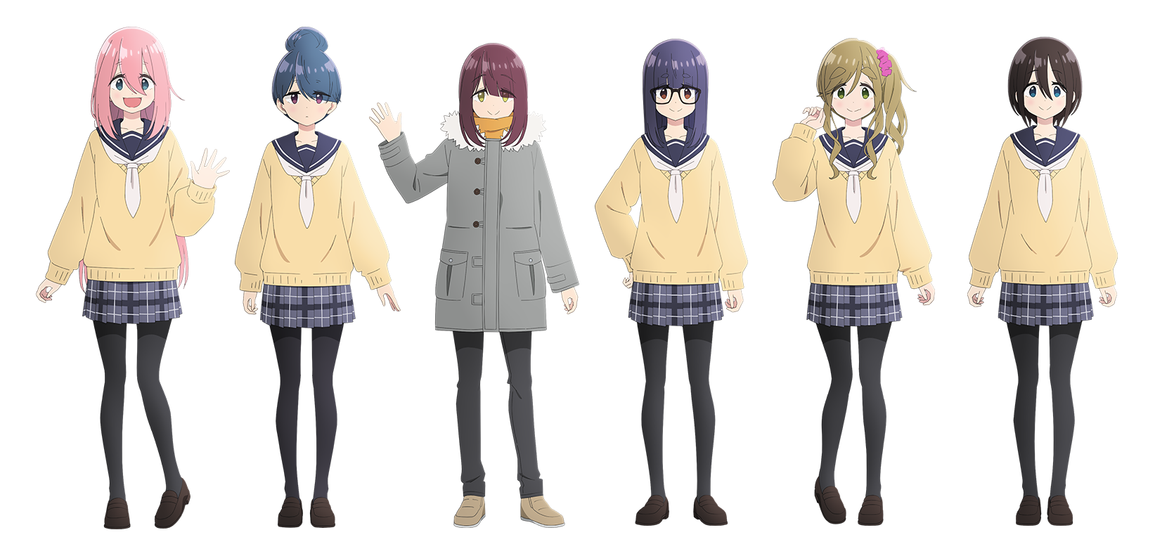 yuru camp 3 personajes