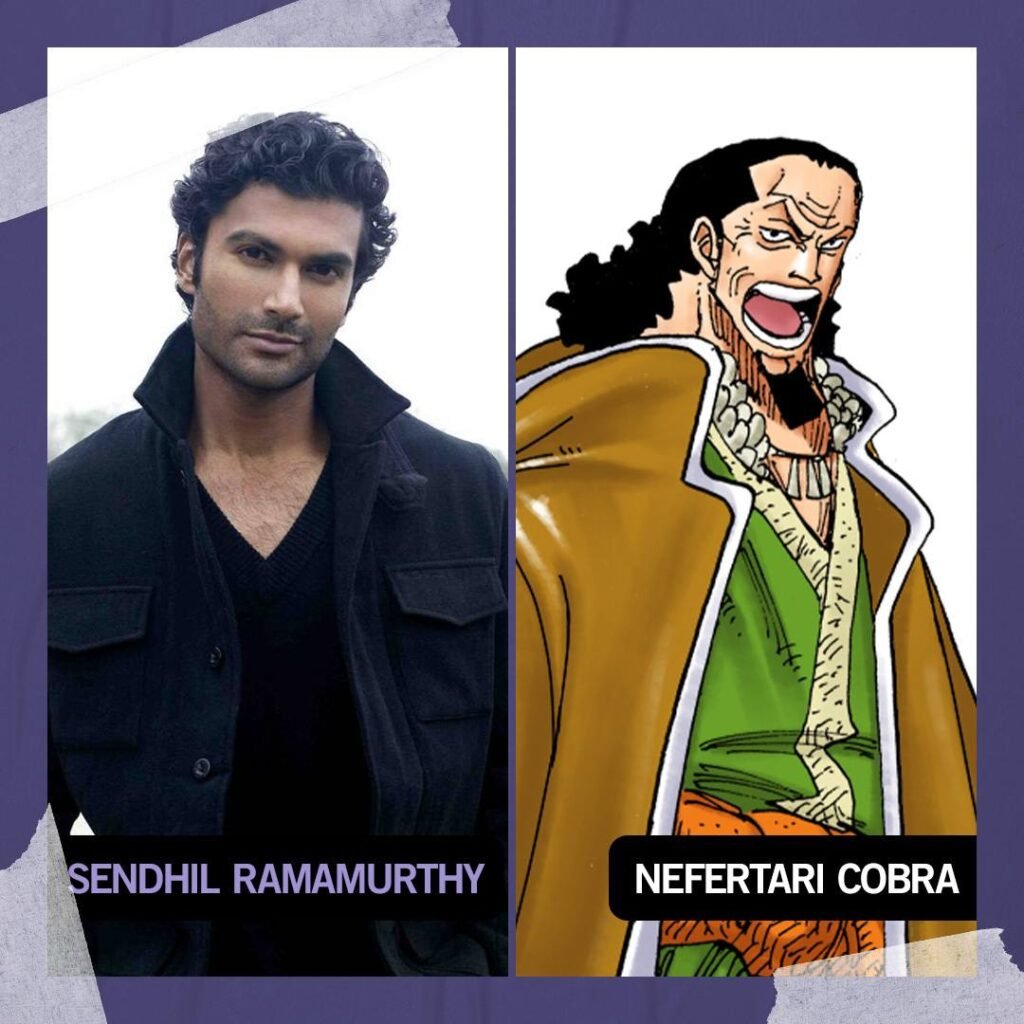 One Piece Netflix Sendhil Ramamurthy como Nefertari Cobra