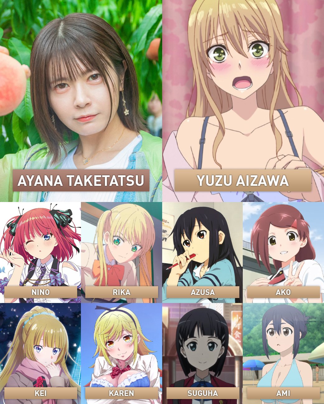 ayana taketatsu voces