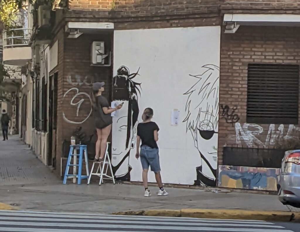 Jujutsu Gojo y Geto en las calles de Buenos Aires