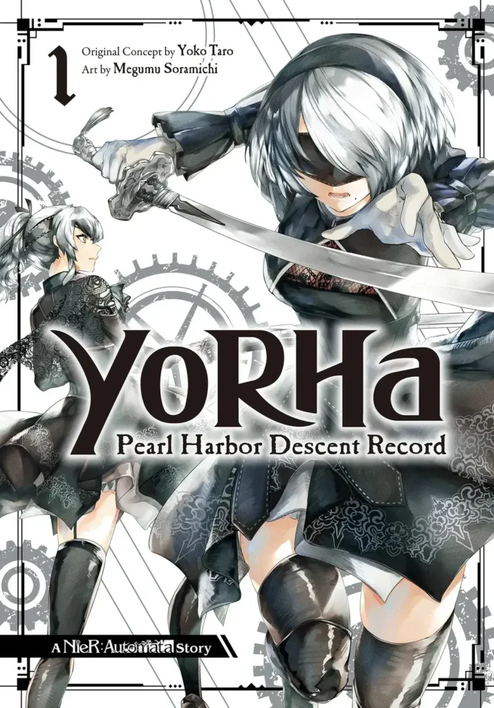 YoRHa Pearl Harbor Descent Record Ovni-Manga-Licencia Portada de YoRHa: Pearl Harbor Descent Record la nueva licencia de Ovni Manga.