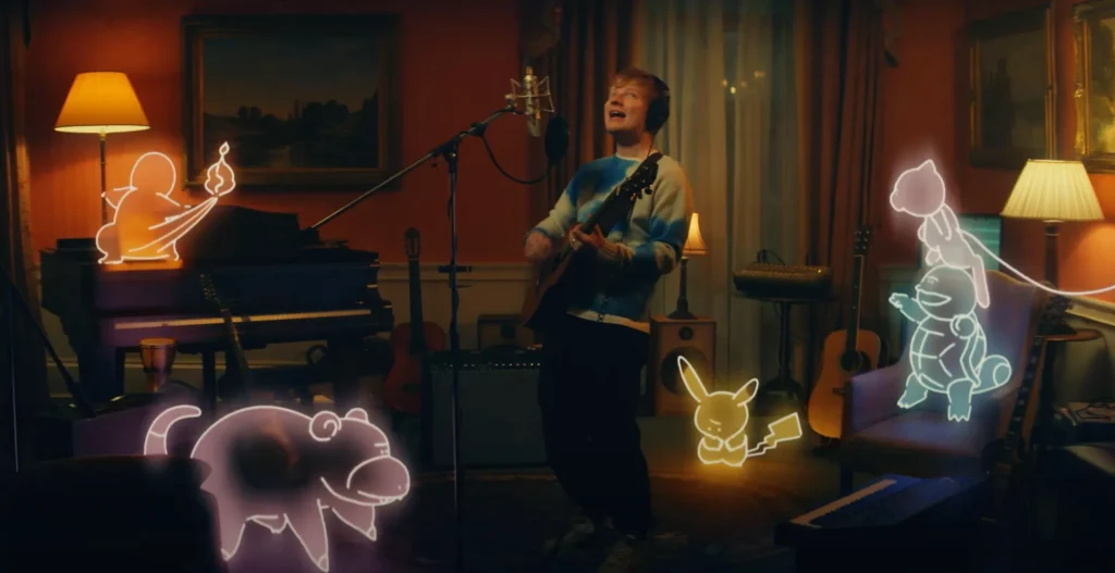 Pokémon colaboraciones cantantes Ed Sheeran