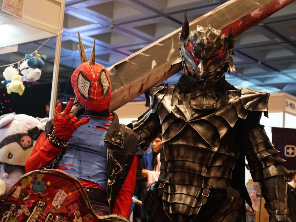 dimension comis fotografia de berseerk y spiderman