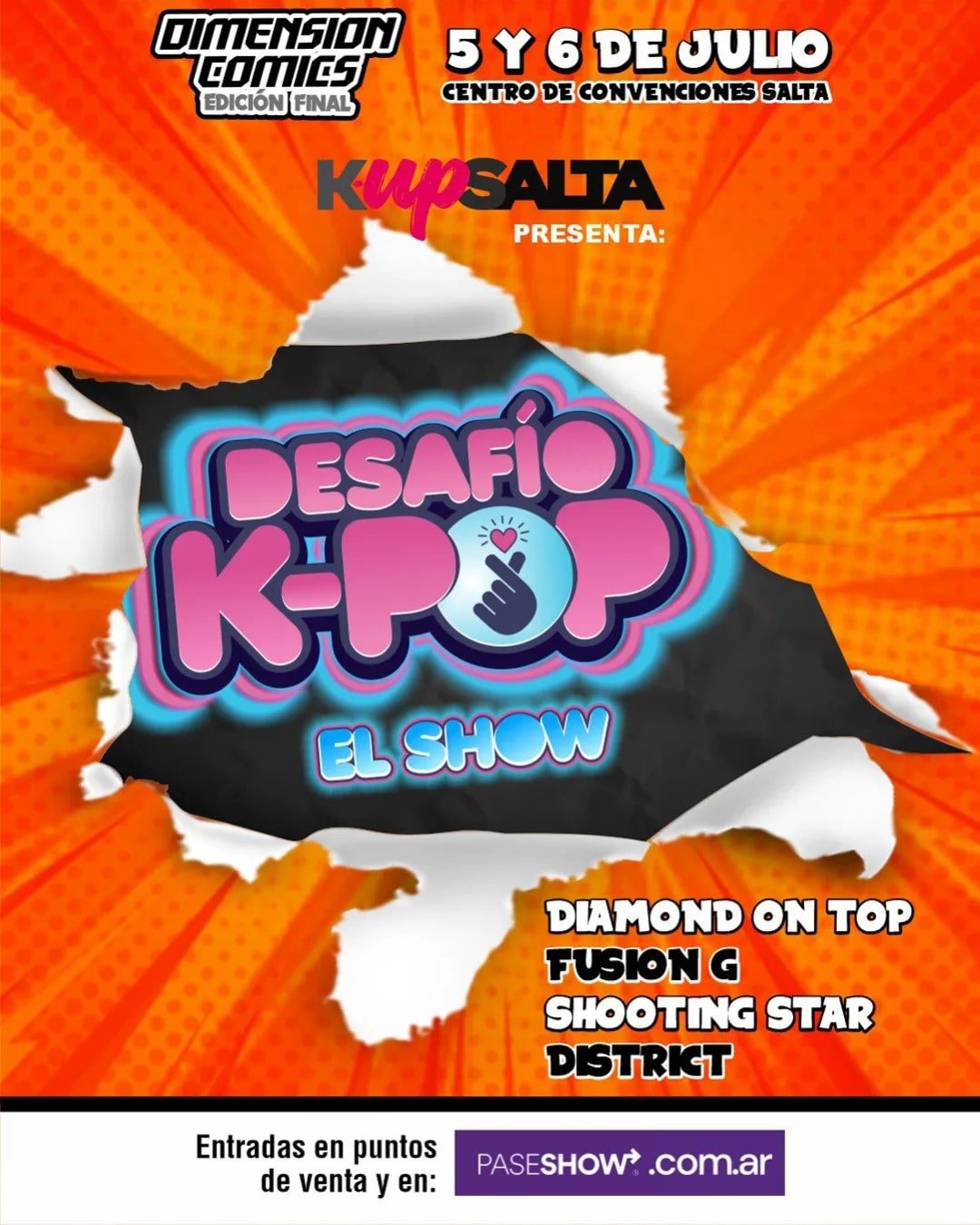 k-up salta presenta desafio kpop 
