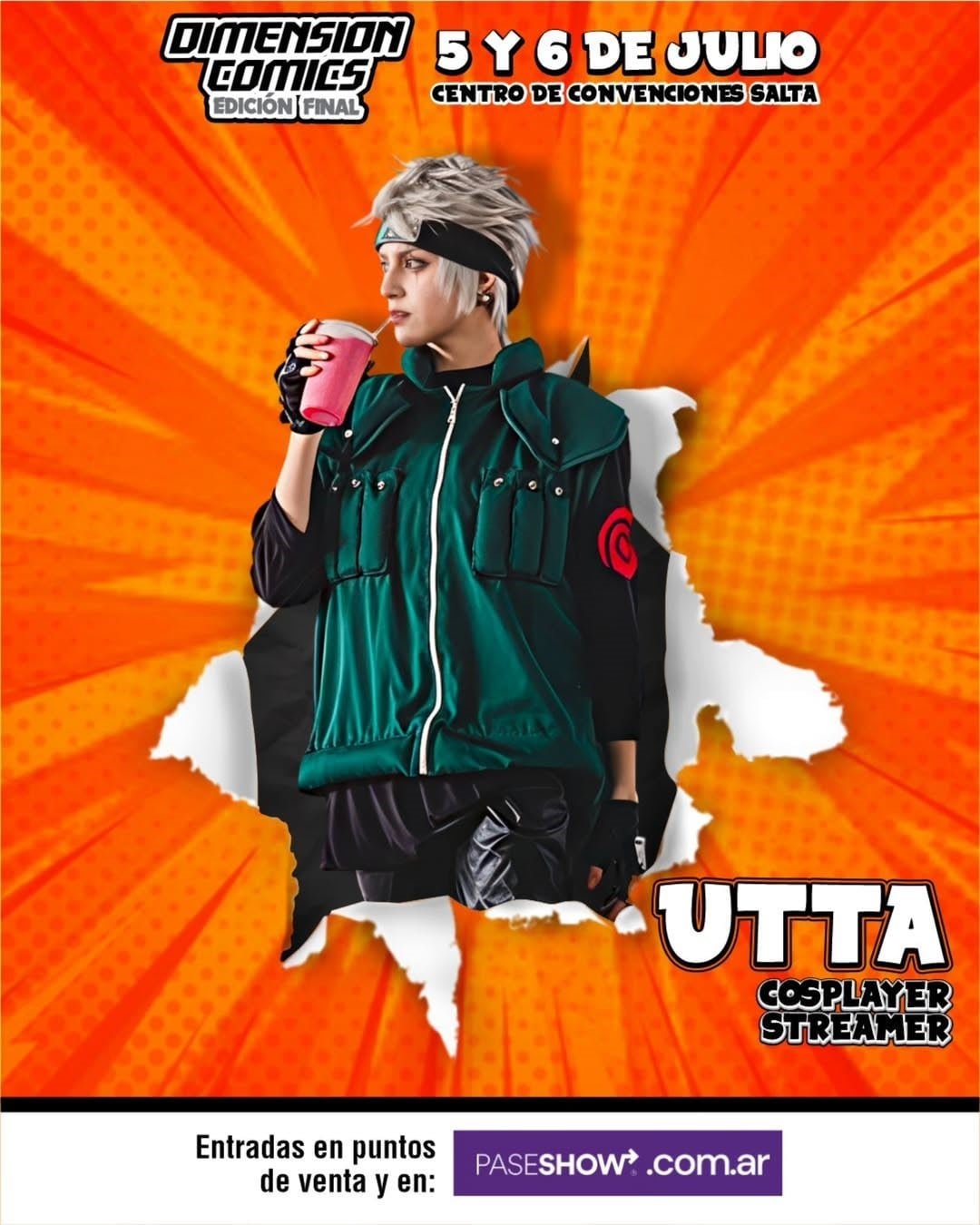 utta cosplayer jurado de concurso 