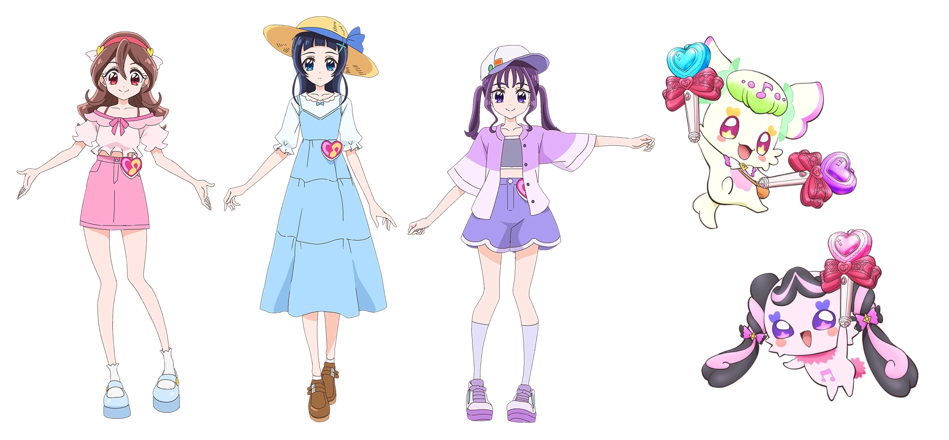 kimi to idol precure personajes