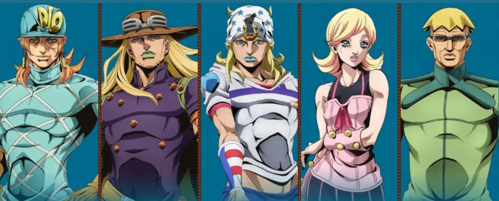 Personajes principales de Steel Ball Run