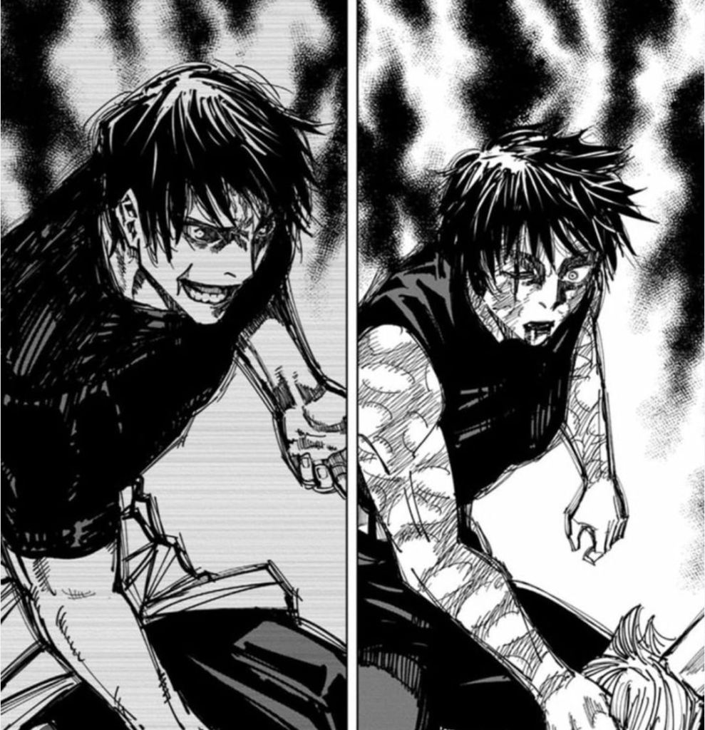 Maki es Toji en Jujutsu Kaisen.