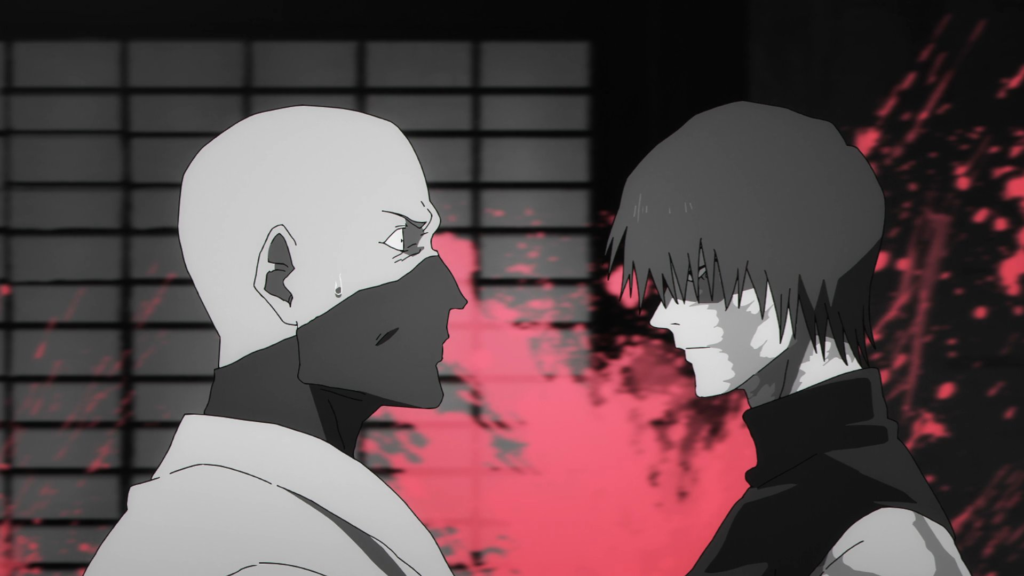 Maki en el capítulo 51 de Jujutsu Kaisen.