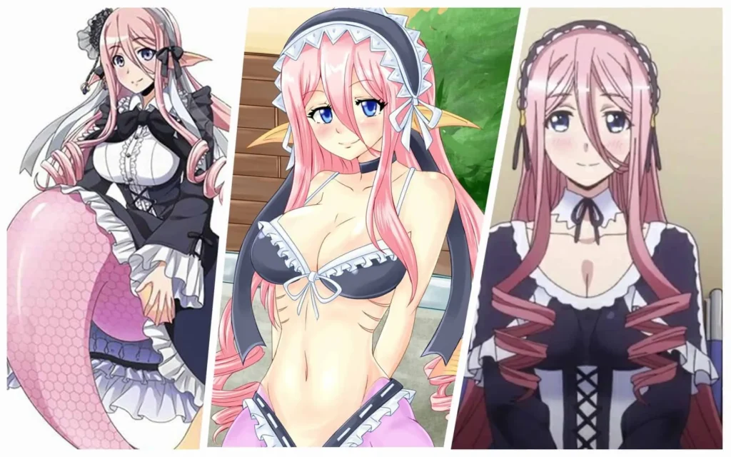 Meroune Lorelei anime tres imagenes en una