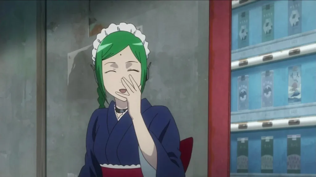 tama-gintama-sonriendo Tama de Gintama sonriendo