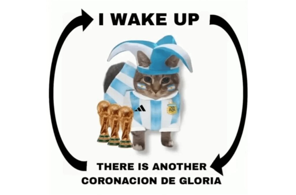 I wake up there is another coronación de gloria meme argentina