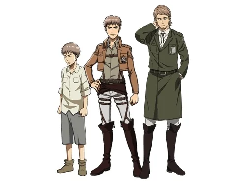 Evolución Jean SNK Jean Kirstein evolucion durante ataque a los titanes