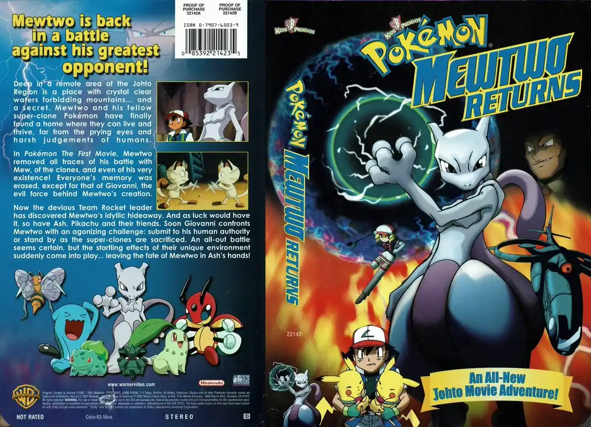 Mewtwo regresa VHS