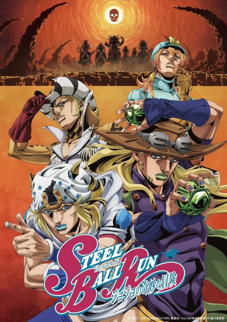 jojos bizarre adventure steel ball run parte 2 fecha de estreno