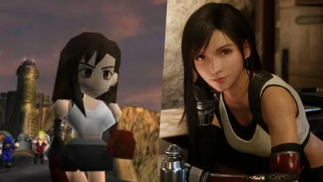 Diseño original y actual de Tifa
