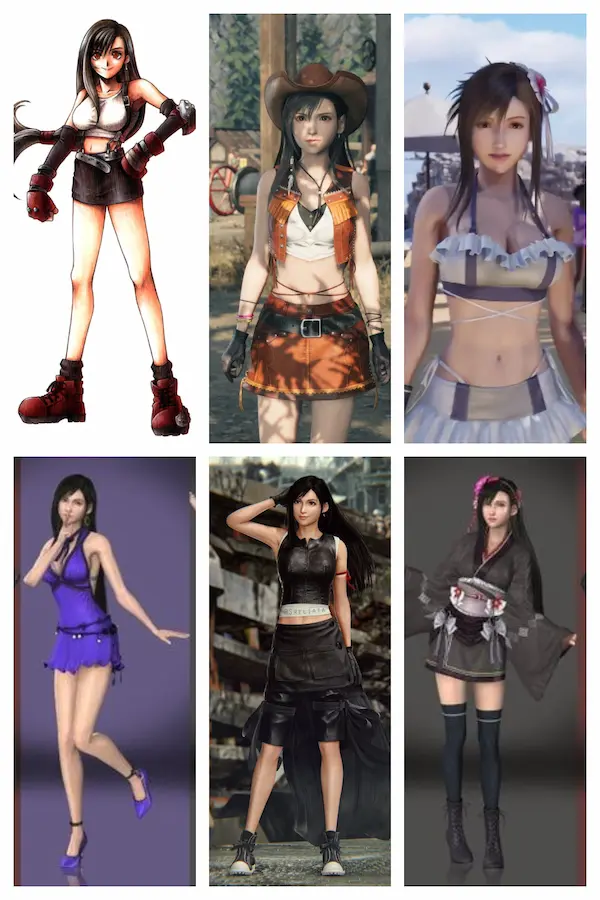Tifa apariencia outfit